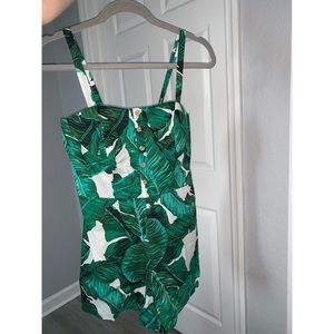 nastygal Plant Palm Romper